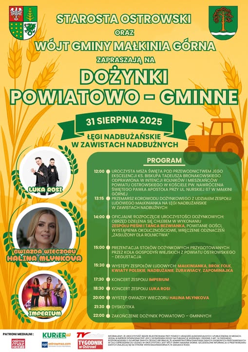 Plakat dożynki 