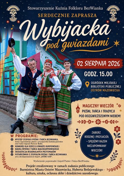 kobiety i mężczyźni w strojach ludowych 