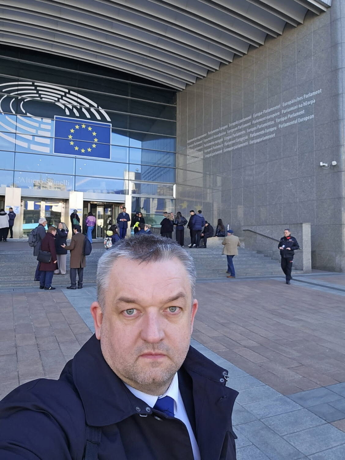 Dziś Burmistrz Miasta Ostrów Mazowiecka, Hubert Betlejewski, gości w siedzibie Rady Unii Europejskiej w Brukseli.