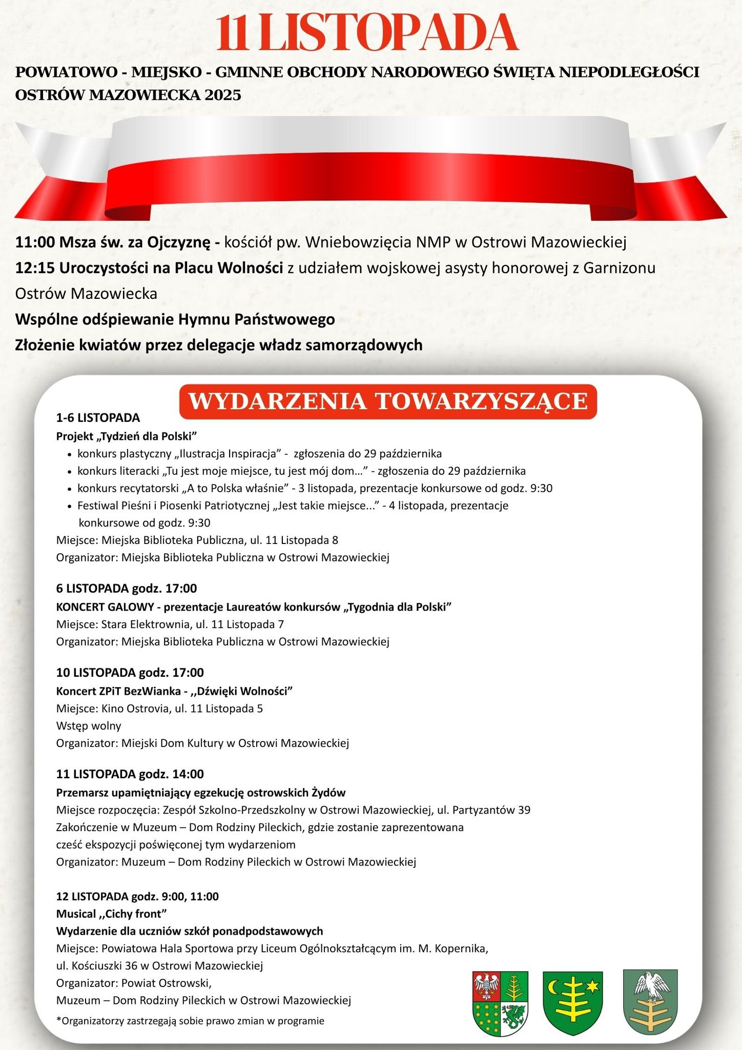 plakat informacyjny