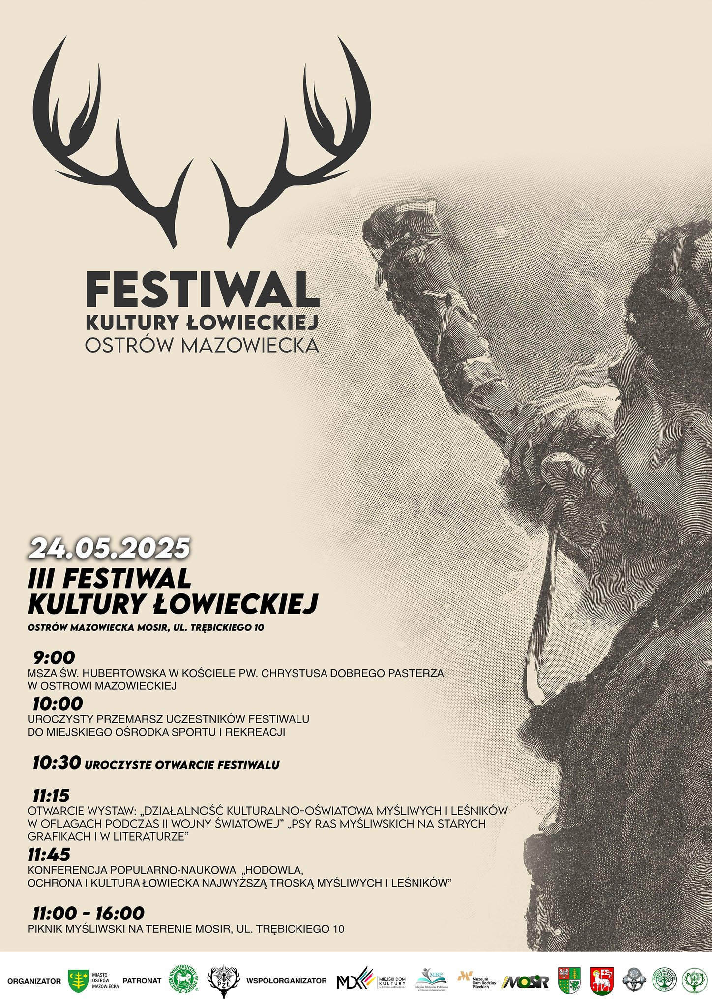 III Festiwal Kultury Łowieckiej – zapraszamy na święto przyrody, tradycji i edukacji! 24 maja 2025 r.