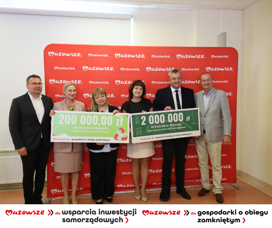 Ponad 2 mln zł dofinansowania dla Ostrowi Mazowieckiej!