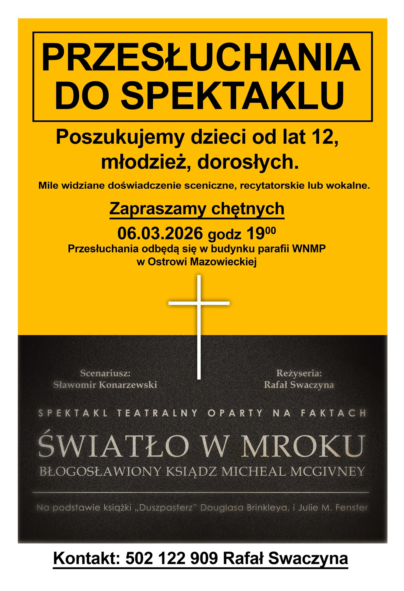 plakat informacyjny
