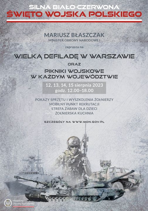 Centralne Obchody Święta Wojska Polskiego oraz 103. rocznicy Bitwy Warszawskiej 