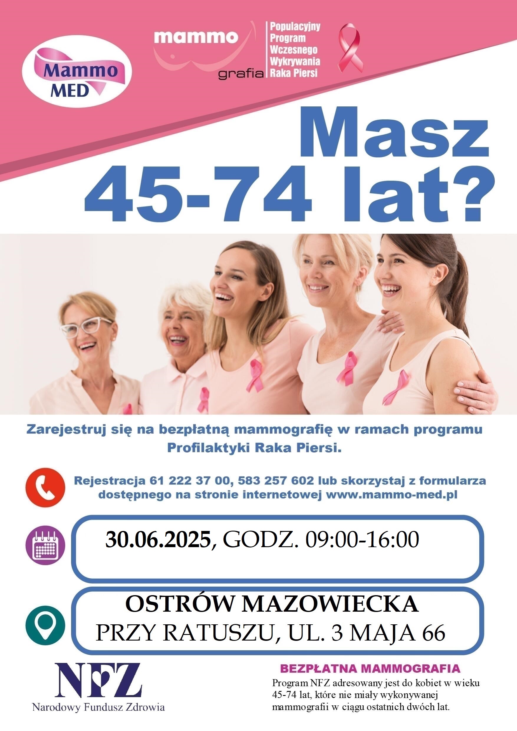 pięć uśmiechniętych kobiet