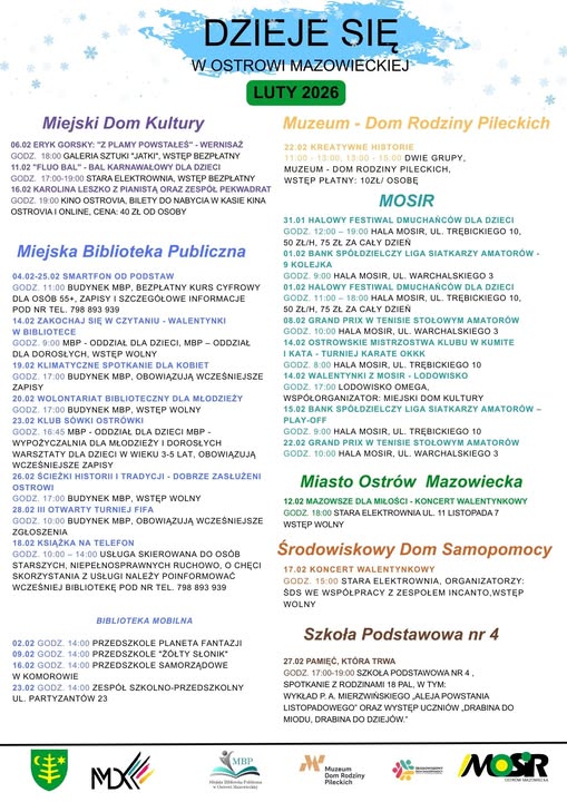 dzieje się w lutym