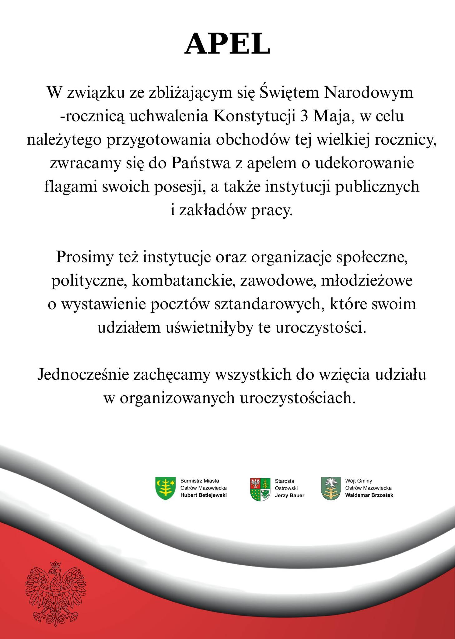 plakat informacyjny
