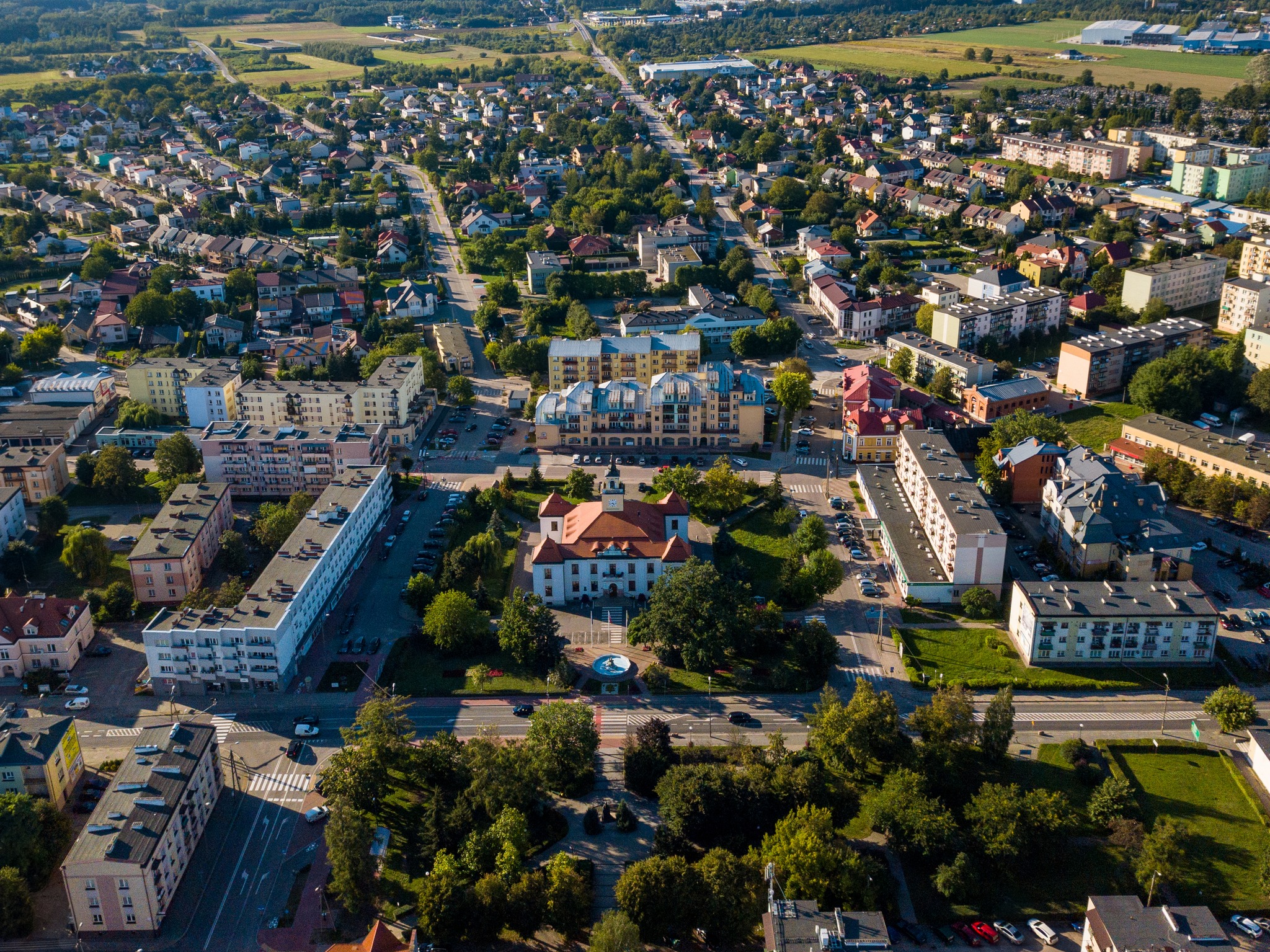 miasto z góry 