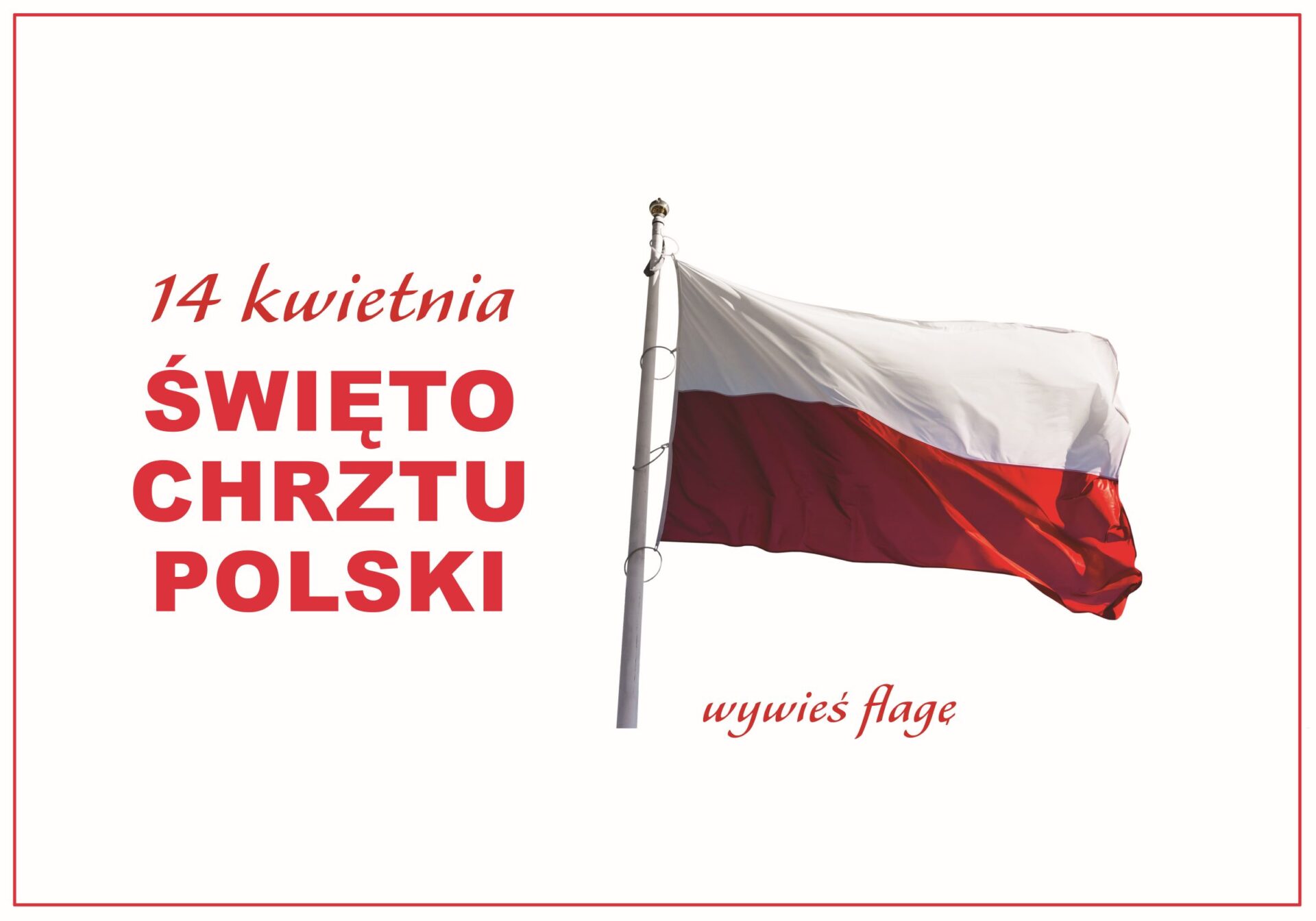 materiał biło czerwony na kijku umocowany 