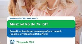 BEZPŁATNA MAMMOGRAFIA