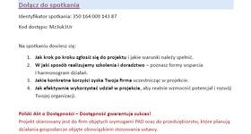 „Dyrektywa EAA – szkolenia i doradztwo dla przedsiębiorstw”